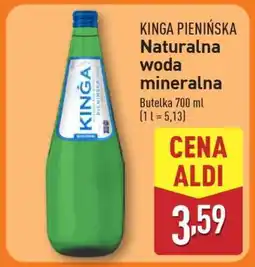 ALDI KINGA PIENIŃSKA NATURALNA WODA MINERALNA oferta