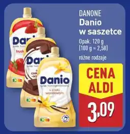 ALDI DANONE Danio w saszetce oferta