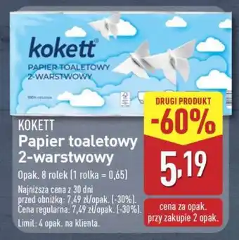 ALDI KOKETT Papier toaletowy 2-warstwowy oferta