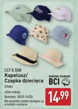ALDI LILY & DAN Kapelusz/Czapka dziecięca oferta