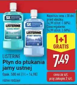 ALDI LISTERINE Płyn do płukania jamy ustnej oferta