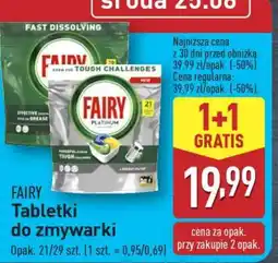 ALDI FAIRY Tabletki do zmywarki oferta