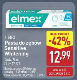 ALDI ELMEX Pasta do zębów Sensitive Whitening oferta