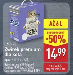 ALDI CACHET Żwirek premium dla kota oferta