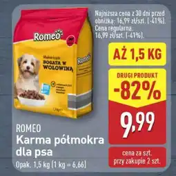 ALDI ROMEO Karma półmokra dla psa oferta