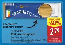ALDI CUCINA NOBILE Makaron spaghetti oferta