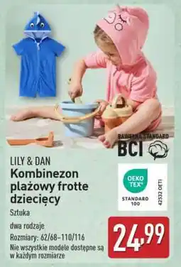 ALDI LILY & DAN Kombinezon plażowy frotte dziecięcy oferta