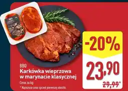 ALDI BBQ Karkówka wieprzowa w marynacie klasycznej oferta