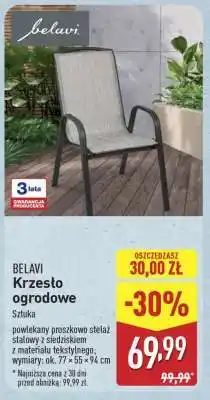 ALDI BELAVI Krzesło ogrodowe oferta