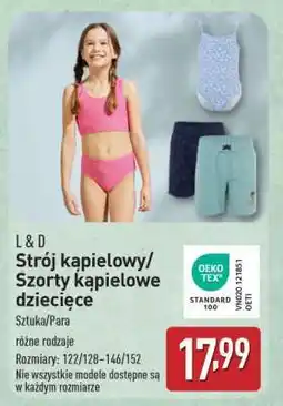 ALDI L & D Strój kąpielowy/Szorty kąpielowe dziecięce oferta