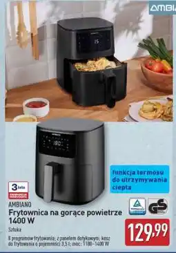 ALDI AMBIANO Frytownica na gorące powietrze 1400 W oferta