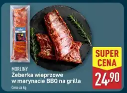 ALDI Morliny Żeberka wieprzowe w marynacie BBQ na grilla oferta