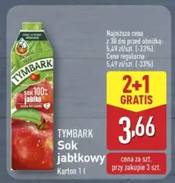 ALDI TYMBARK Sok jabłkowy oferta