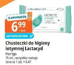 E.Leclerc Chusteczki do higieny intymnej Lactacyd Perrigo oferta