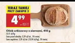 Biedronka Chleb orkiszowy z ziarnami oferta