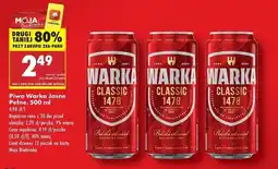 Biedronka Piwo Warka oferta