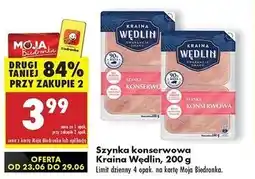 Biedronka Szynka konserwowa Kraina Wędlin oferta