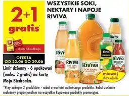 Biedronka Sok pomarańczowy Riviva oferta