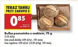 Biedronka Bułka poznańska z makiem oferta