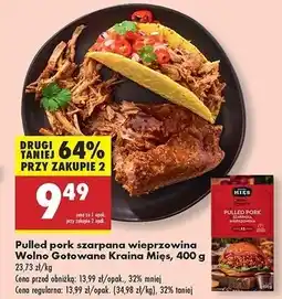 Biedronka Wieprzowina szarpana wolno gotowana Kraina Mięs oferta