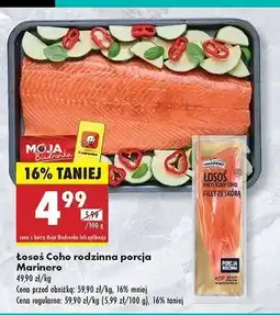Biedronka Łosoś coho Marinero oferta