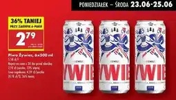 Biedronka Piwo Żywiec Jasne Pełne oferta