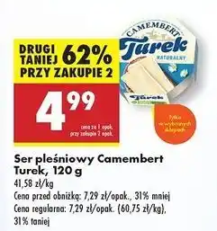 Biedronka Ser pleśniowy camembert Turek oferta
