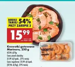 Biedronka Krewetki białe gotowane Marinero oferta