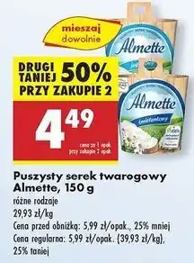 Biedronka Serek jogurtowy Hochland Almette oferta