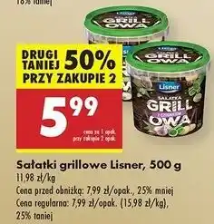 Biedronka Sałatka grillowa z ziołami Lisner oferta