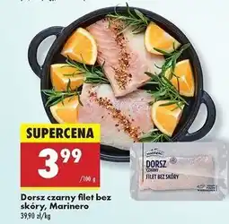 Biedronka Dorsz czarny filet bez skóry Marinero oferta