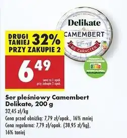 Biedronka Ser camembert Delikate oferta