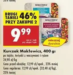Biedronka Kurczak teriyaki z warzywami Makłowicz I Synowie oferta