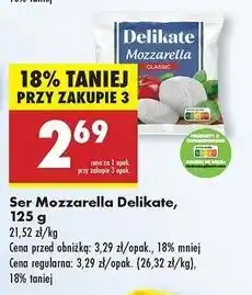 Biedronka Ser mozzarella Delikate oferta
