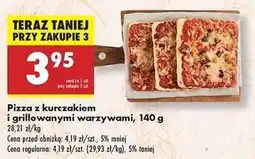 Biedronka Pizza z kurczakiem i grillowanymi warzywami oferta