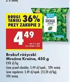 Biedronka Brokuł różyczki Mroźna Kraina oferta