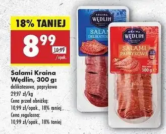 Biedronka Salami paprykowe Kraina Wędlin oferta