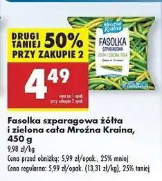 Biedronka Fasolka szparagowa żółta i zielona Mroźna Kraina oferta