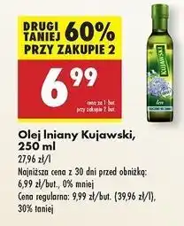 Biedronka Olej len Kujawski Tłoczony Na Zimno oferta