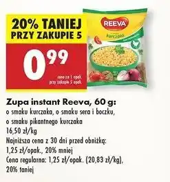 Biedronka Zupa o smaku pikantnego kurczaka Reeva oferta