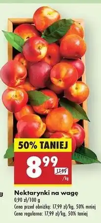 Biedronka Nektarynki oferta