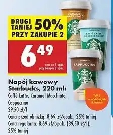 Biedronka Napój cappuccino Starbucks oferta