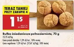Biedronka Bułka śniadaniowa pełnoziarnista oferta