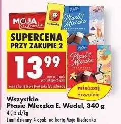 Biedronka Czekoladki śmietankowe E. Wedel Ptasie Mleczko oferta