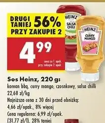 Biedronka Sos salsa chilli Heinz oferta