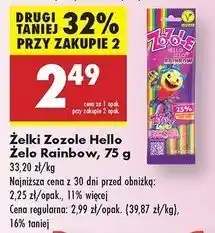 Biedronka Żelki rainbow Mieszko Zozole Hello Żelo oferta