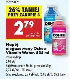 Biedronka Napój witaminy i minerały Oshee Vitamin Water oferta