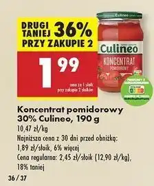 Biedronka Koncentrat pomidorowy 30% Culineo oferta