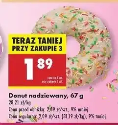 Biedronka Donut nadziewany oferta