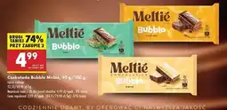 Biedronka Czekolada bubblo mięta Meltie oferta